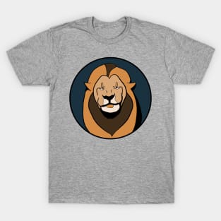 Happy Lion - Funny Animal Design T-Shirt